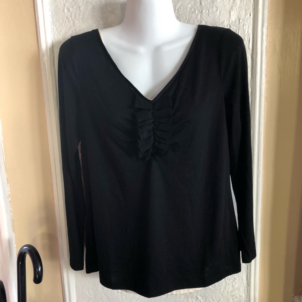 SOLD out Talbots black long sleeve blouse. Med